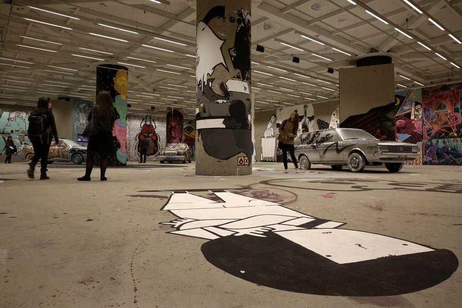 Graffiti and street art exhibition in Athens