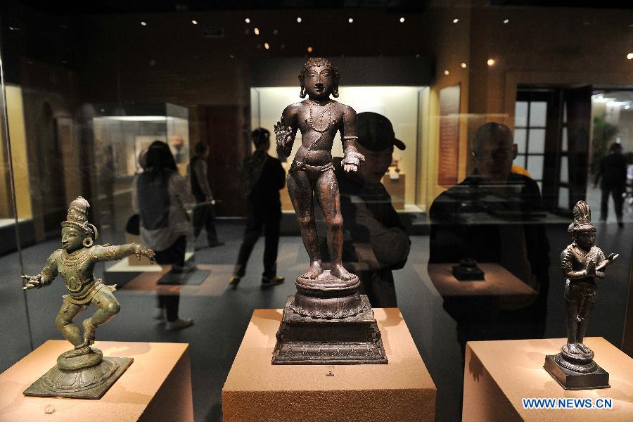 Indian cultural masterworks displayed in Shanxi