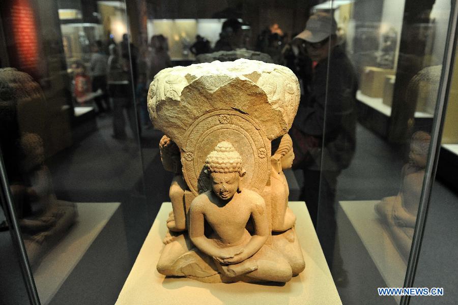Indian cultural masterworks displayed in Shanxi