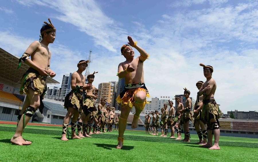 Students try unusual folk dance