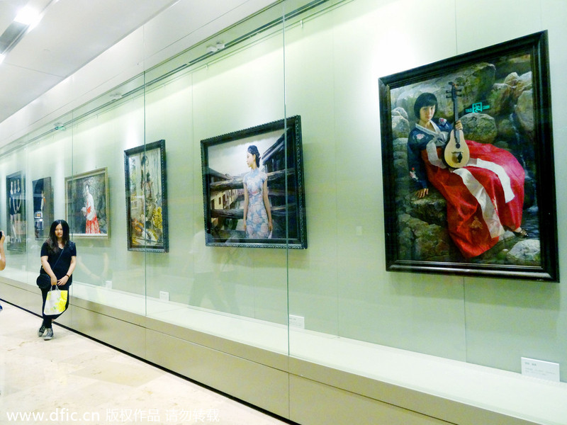 Art exhibit on DPRK modern women