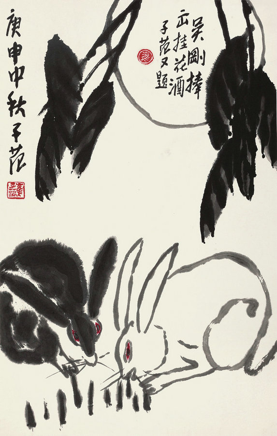 Chinese paintings about Mid-Autumn Festival