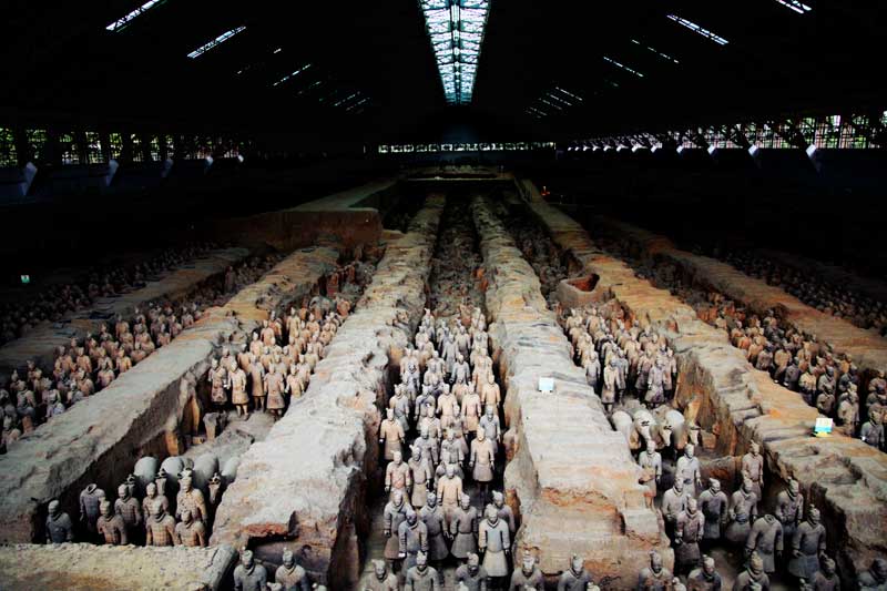 Details of Terracotta Warrior Pits