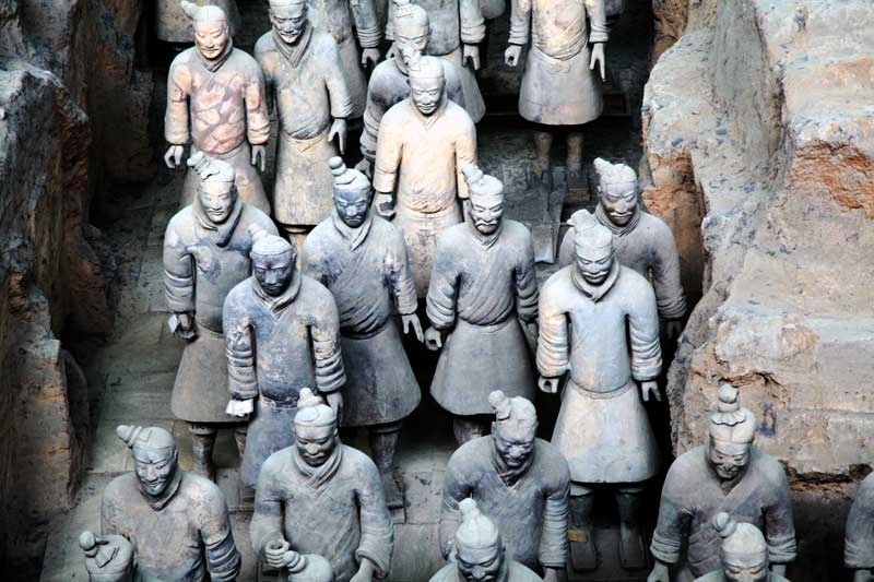 Details of Terracotta Warrior Pits