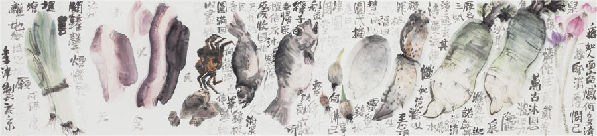 Artist seeks 'xianhua' in his artwork