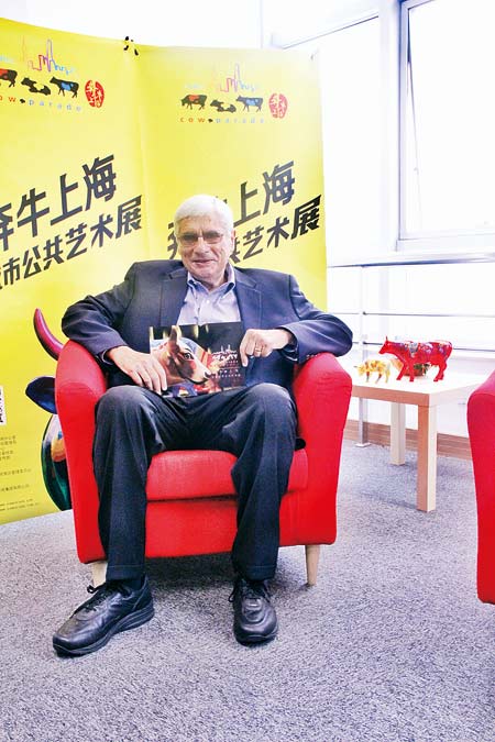 Moving through the cow parade