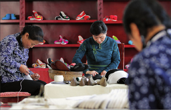 Traditional shoes step into international arena