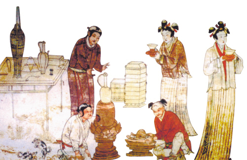 What did people eat in ancient China?