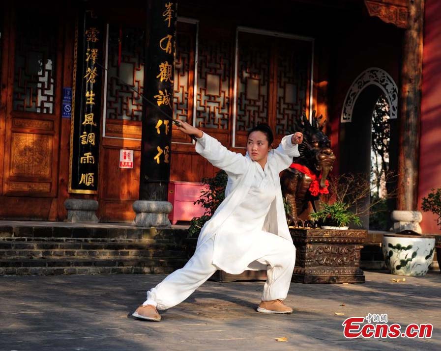 'Sister Wudang' blends martial arts and music