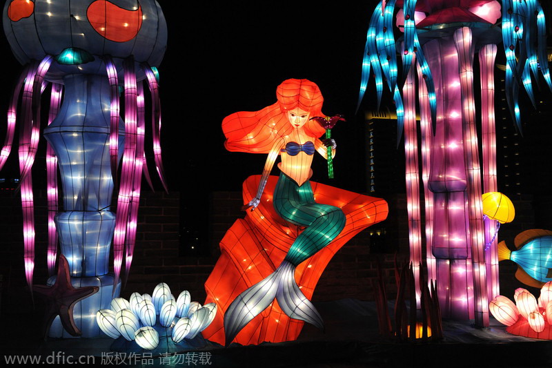 2015 Xi'an Lunar New Year Lantern Shows kick off