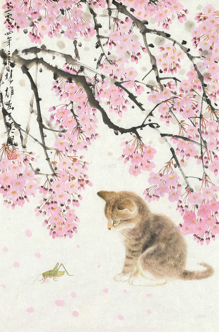 Early bloomers in Chinese paintings