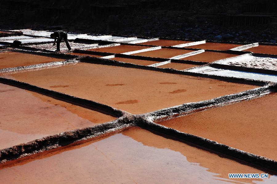 Oldest method of salt production seen in Tibet