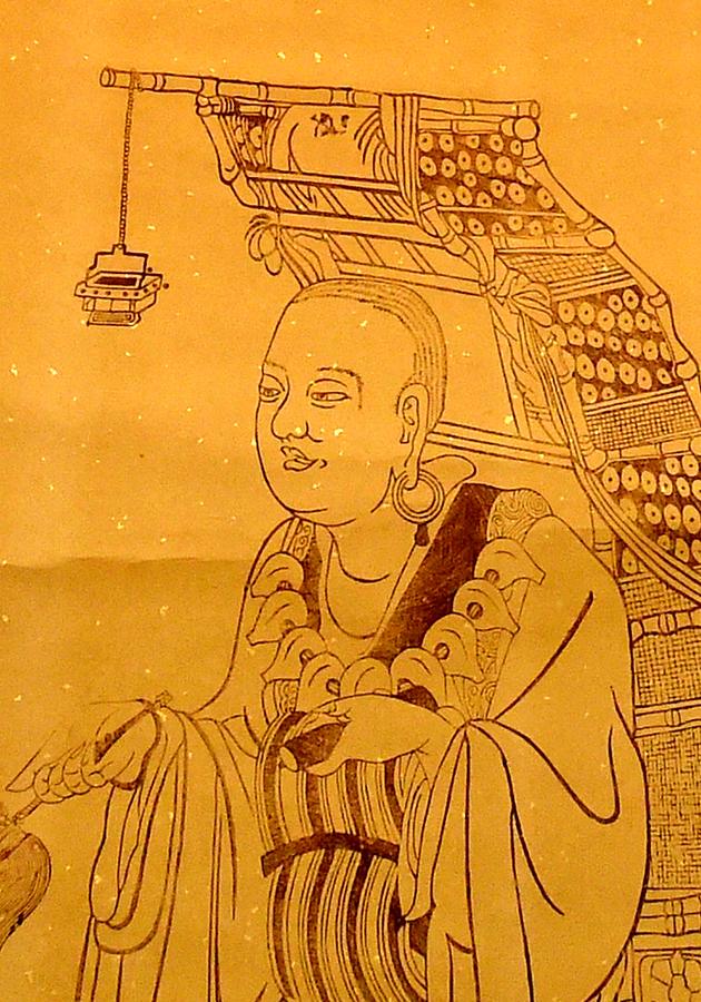 Inheritor of woodblock painting technique sends gift to Baima Temple