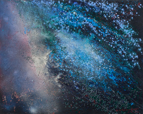 Exhibition of abstract cosmic landscapes by Zhao Xu