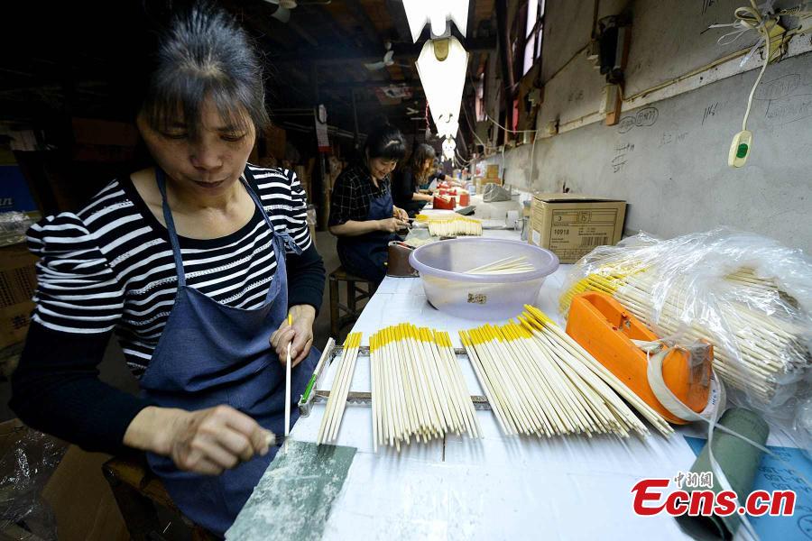 Old chopsticks manufacturer facing decline