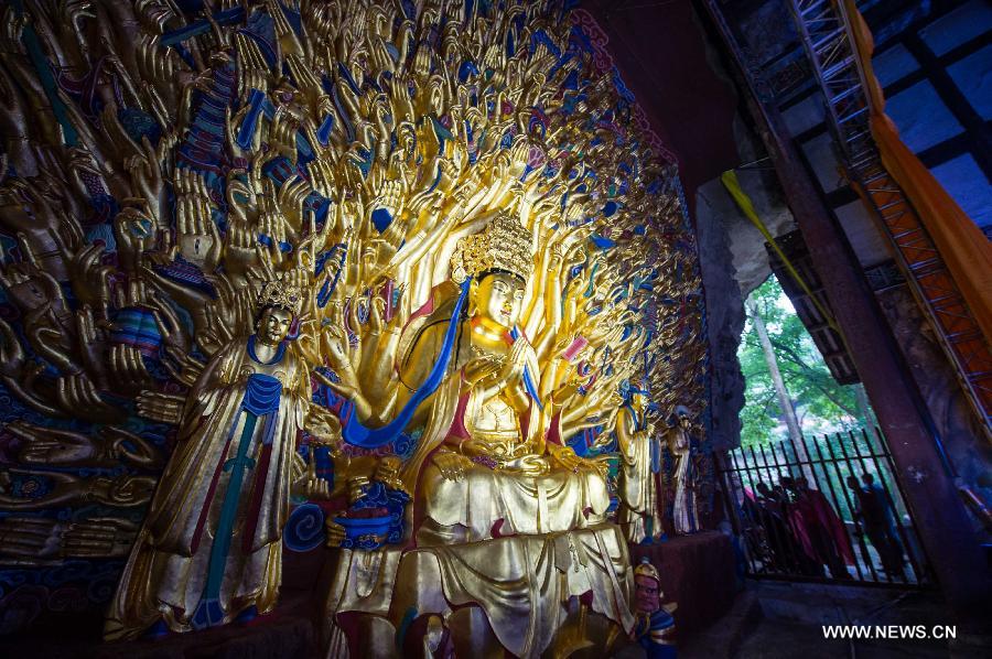 China restores 800-year-old Buddhist statue