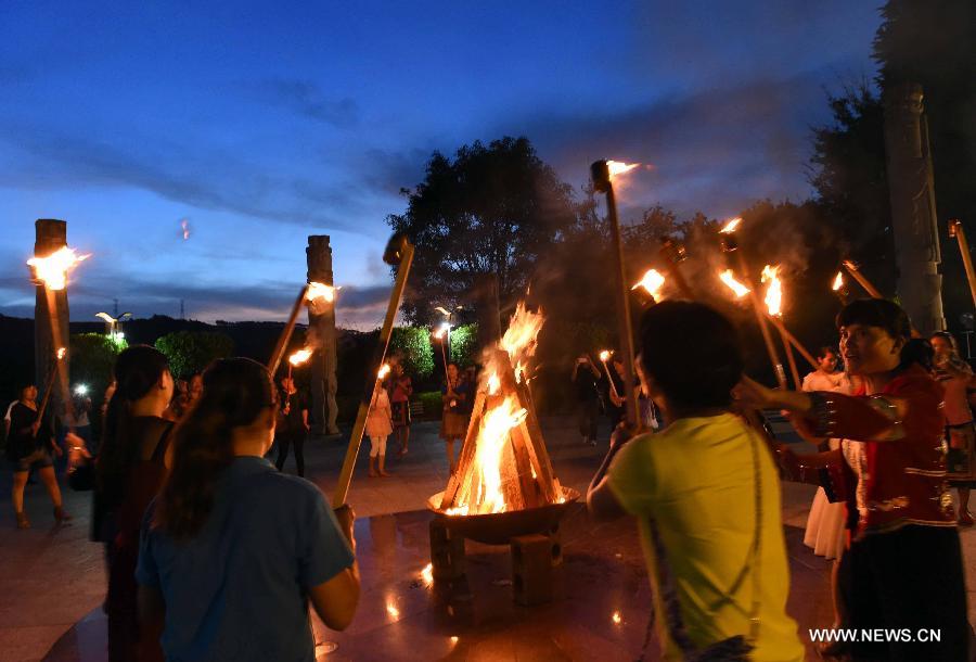 Hani ethnic people celebrate Summer Solstice in Yunnan