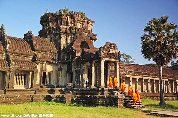 China's 'sky eyes' help protect world heritage Angkor Wat