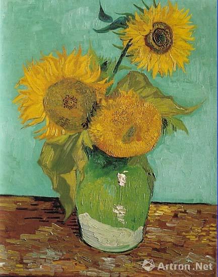 Van Gogh and his 11 sunflower paintings