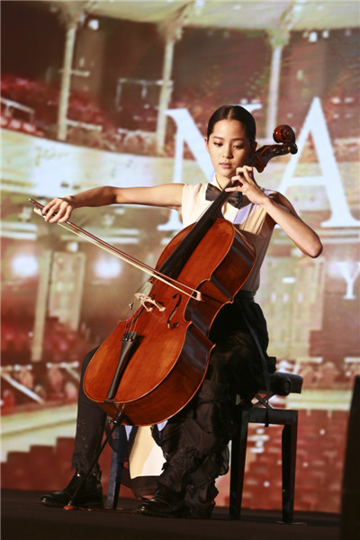 Taiwan teen actress starts new chapter with cello