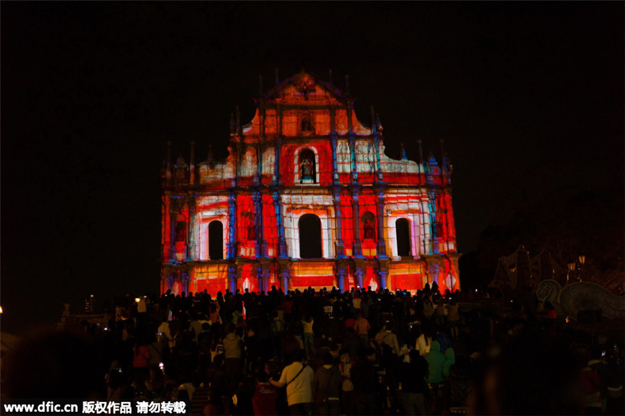 Macao Light Festival delights visitors