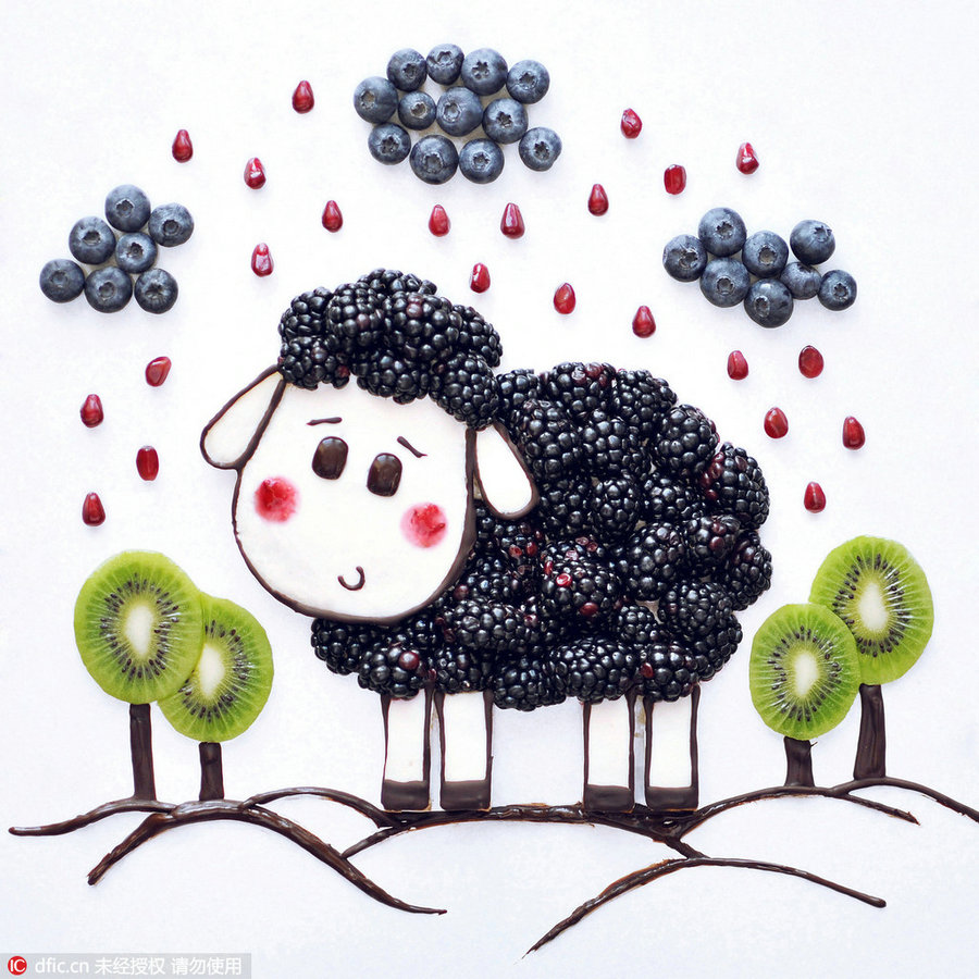 To eat or not to eat? Delicious and adorable art