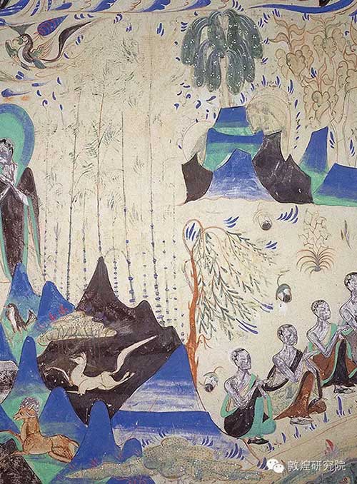 Dunhuang mural paintings tell stories of trees