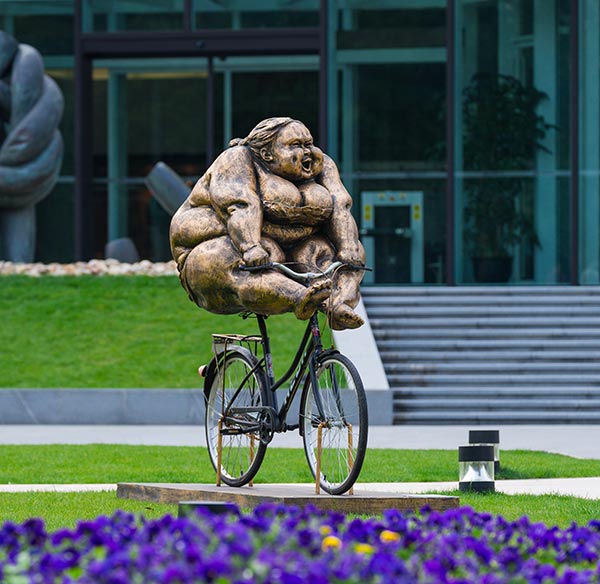 Sculpture exhibition on in Shanghai