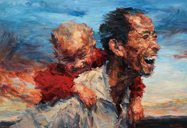 Fathers depicted by famous Chinese painters