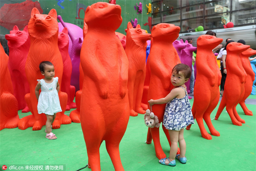 Animals occupy Shanghai