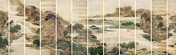 Chinese ink painting sold at 9.2 million yuan at Hangzhou auction