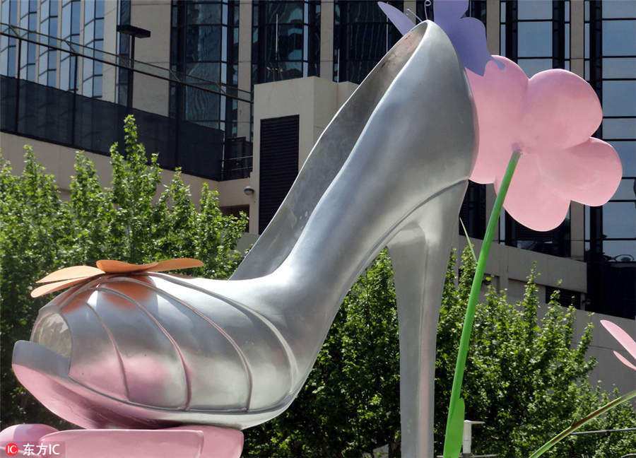 How art installations celebrate high-heel shoes