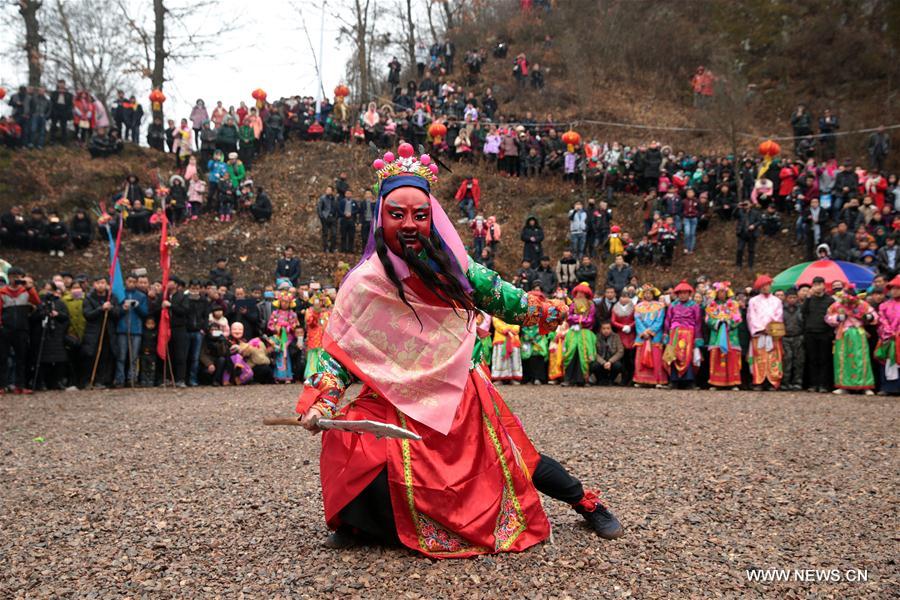 'Gaoshan' opera performed in northwest China's Gansu