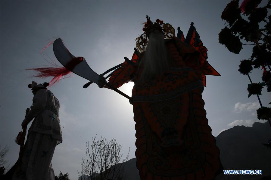 Shehuo performed to mark Spring Festival in China's Gansu