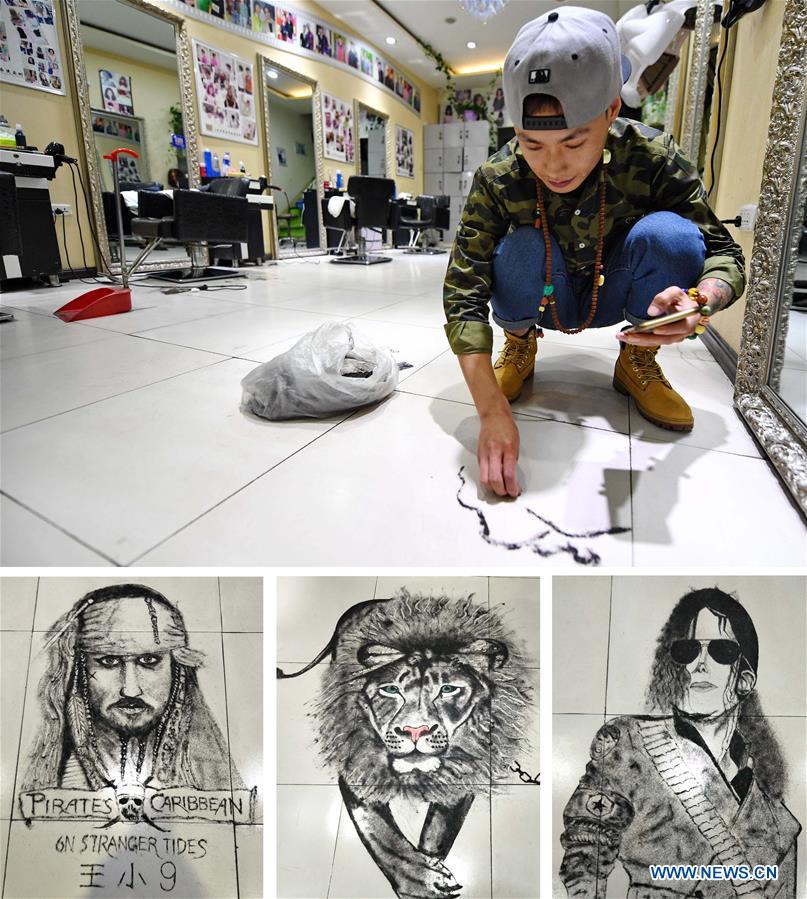 In pics: Hairstylist makes hair painting