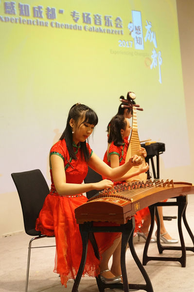 Experiencing Chengdu culture at concert in Berlin