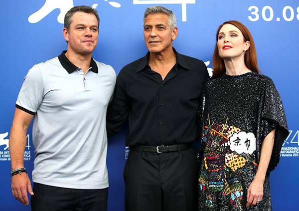 Clooney's 'Suburbicon' takes the spotlight at Venice Film Fest