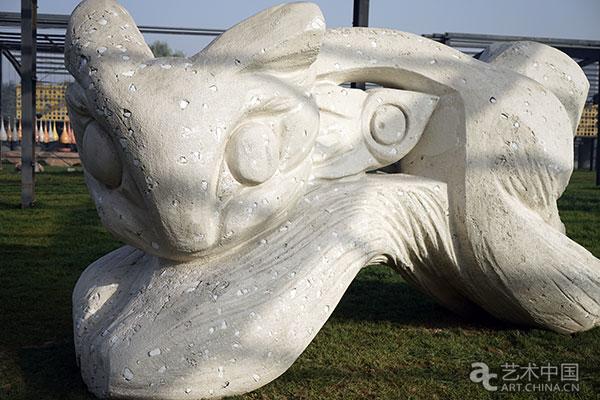 From trash to art: 'Low-carbon' sculptures go on display in Beijing