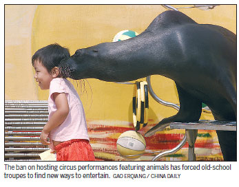 Old school circuses struggle to survive after animal ban