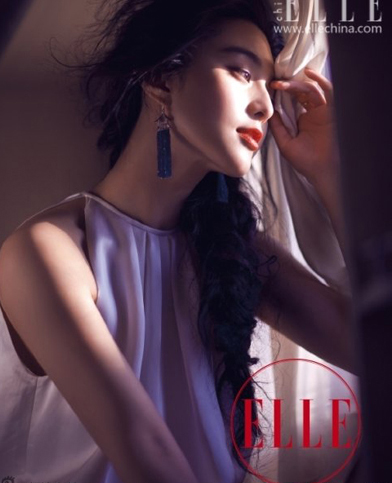 Fan Bingbing graces the January issue of Elle China