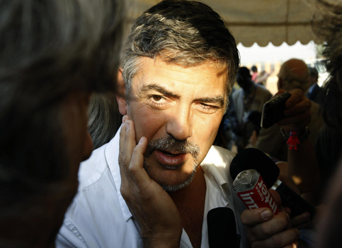 George Clooney in Sudan