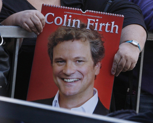 Colin Firth at ceremonies unveiling his star on Hollywood Walk of Fame in Hollywood