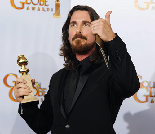 Christian Bale wins early Golden Globe Award