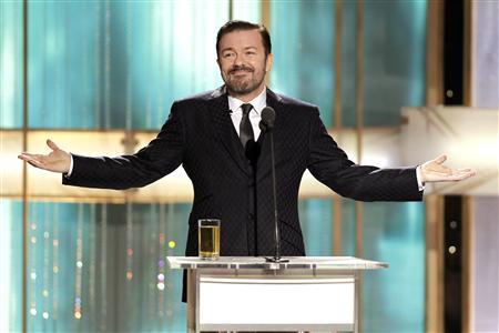 Ricky Gervais says won't host Golden Globes again