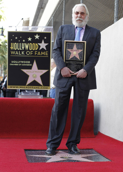 Donald Sutherland honored with a star on the Hollywood Walk of Fame