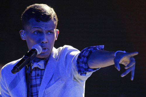 Singers perform during Victoires de la Musique French music awards