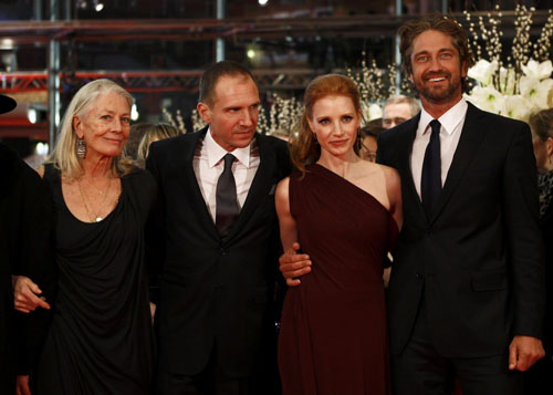 Cast members promote 'Coriolanus' at Berlinale International Film Festival