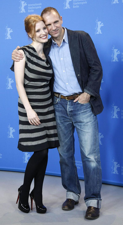 Cast members promote 'Coriolanus' at Berlinale International Film Festival