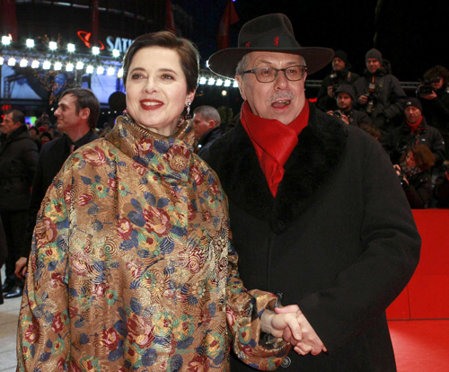 Celebrities arrive on red carpet for awards ceremony at 61st Berlinale International Film Festival