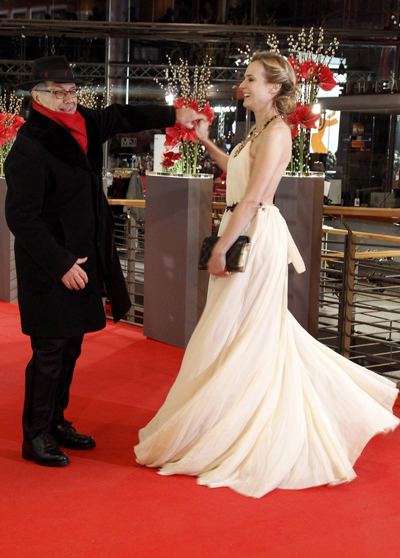 Celebrities arrive on red carpet for awards ceremony at 61st Berlinale International Film Festival